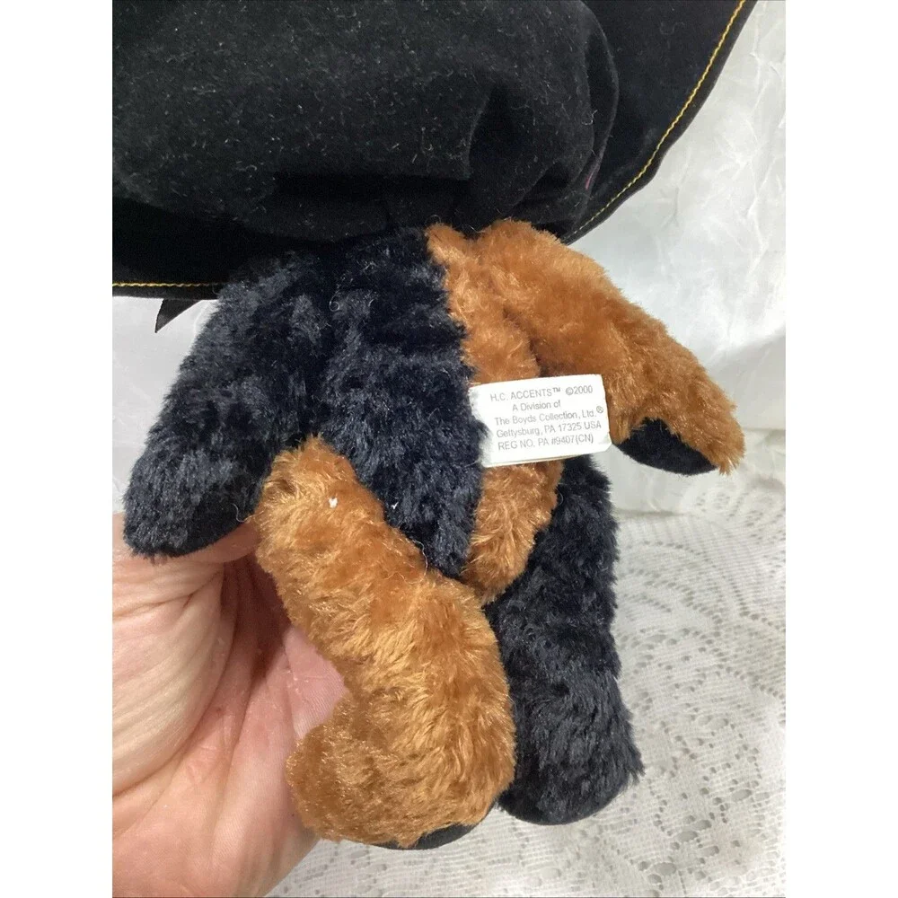 Boyd's Bears H.C. Accents Witch Warlock Teddy Bear Plush Halloween Decor 2000
